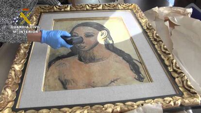 El cuadro de Picasso 'Cabeza de una mujer joven'.