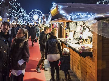 Mercado navide&ntilde;o 2016 de Bruselas. 