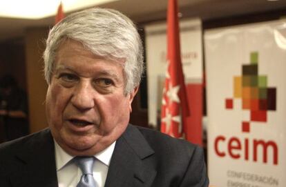 El presidente de CEIM, Arturo Fernández
