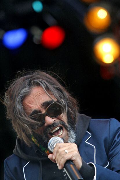 Chico Ocaña ayer, en el festival Planetamadrid.