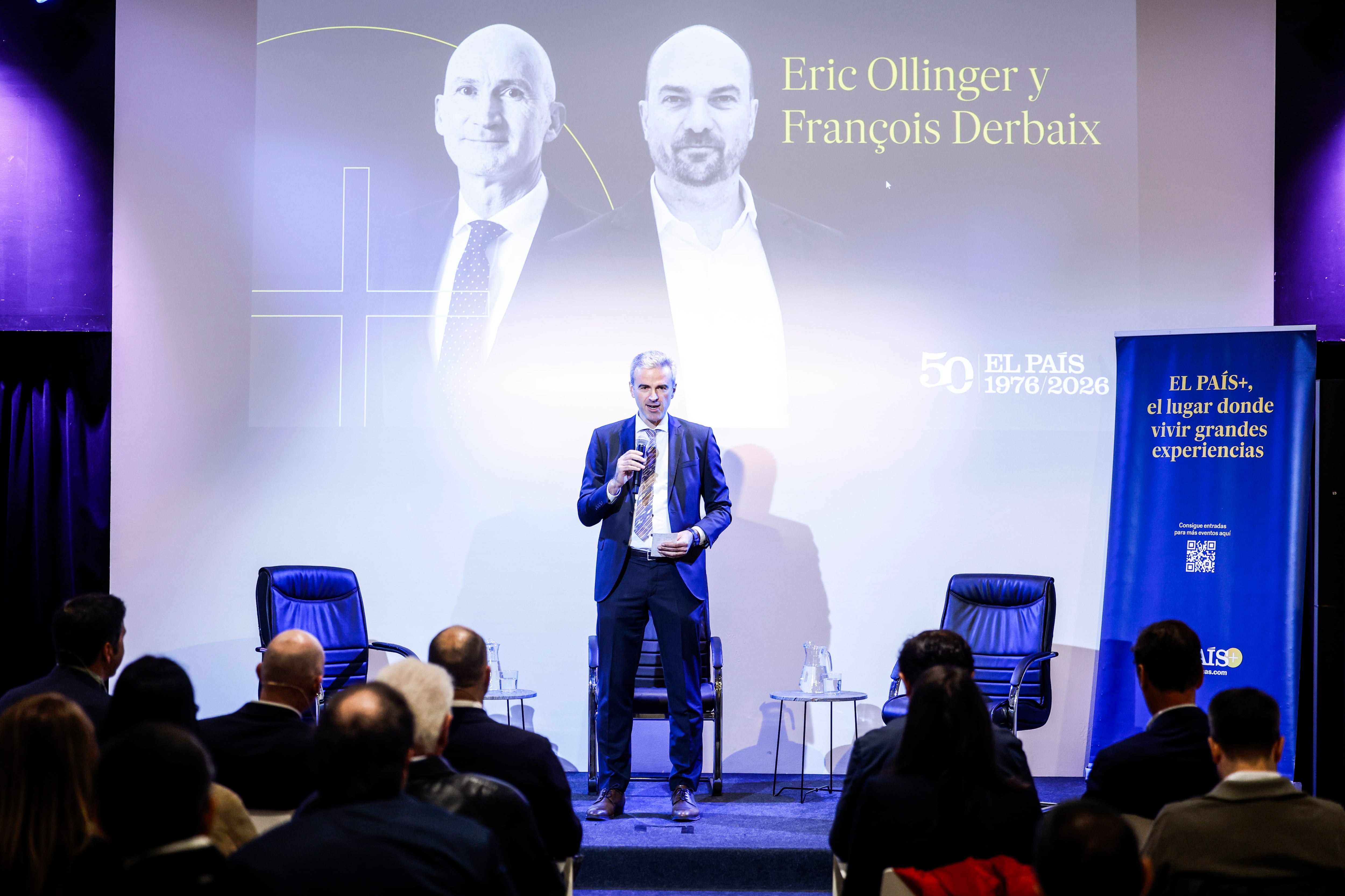 Arnaud Gaspart, consejero de la embajada de Bélgica en España, en la presentación del evento. ÁLVARO GARCÍA