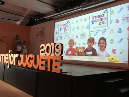 Imagen de la ceremonia celebrada por la Asociación de Fabricantes de Juguetes de España.