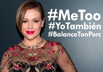 A atriz Alyssa Milano, que denunciou ter sido assediada pelo produtor Harvey Weinstein.