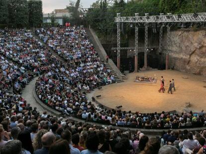 Obra 'El poema de Gilgamesh, rei d'Uruk', espectacle del Festival Grec de Barcelona.