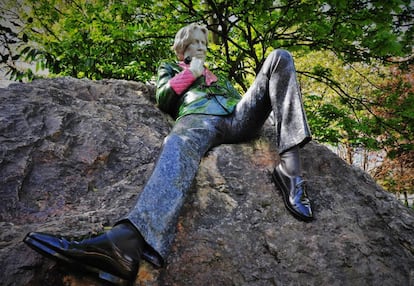 Estatua de Oscar Wilde.