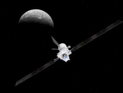 Europa explora Mercurio por primera vez con BepiColombo