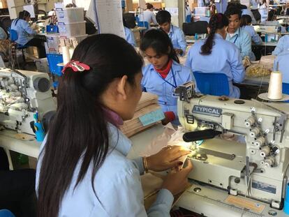 Instalaciones de Pactics, la fábrica del empresario holandés Piet Holten en Siem Reap (Camboya).