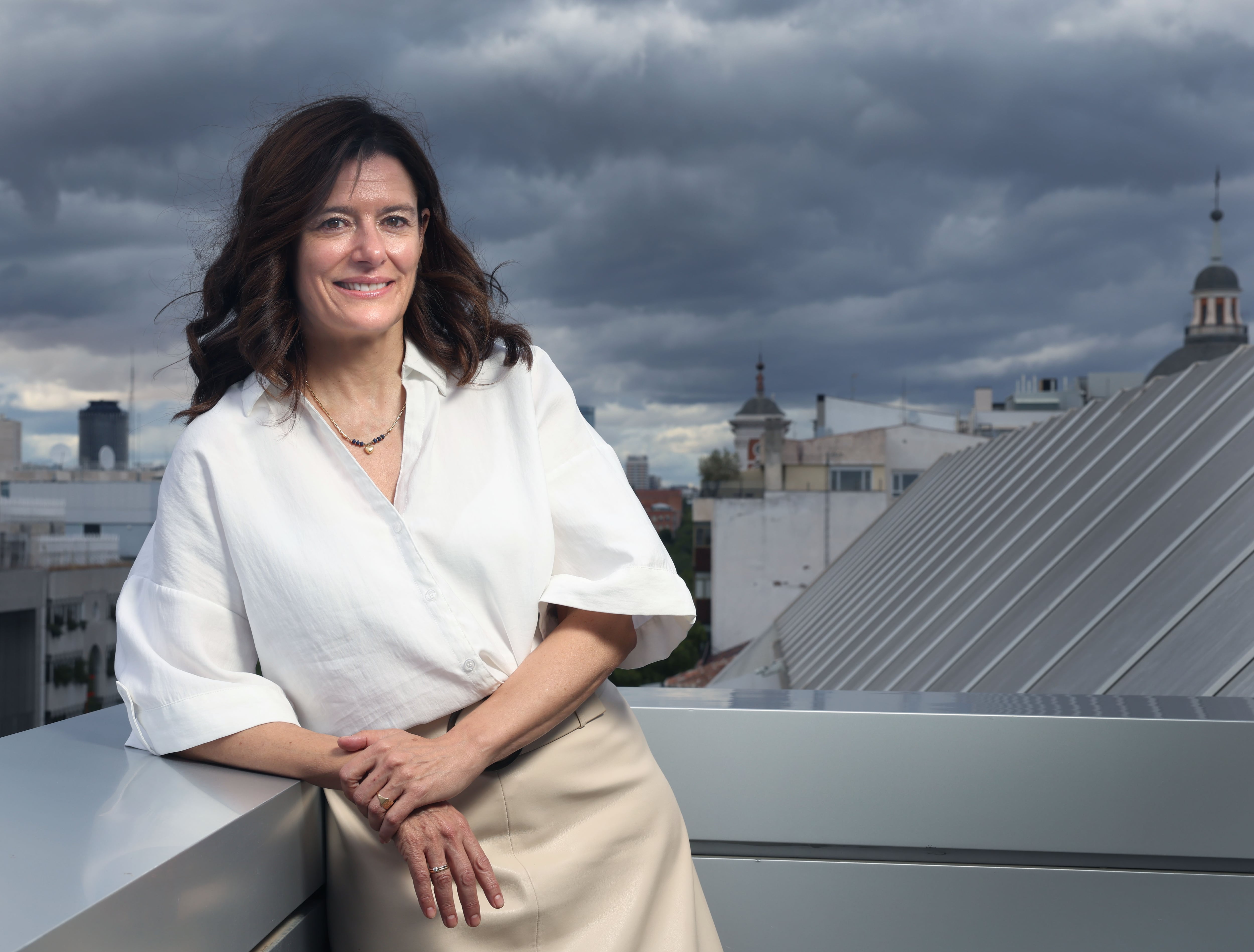 Miriam Gonzalez, fundadora de España Mejor, en sus oficinas en Madrid.
