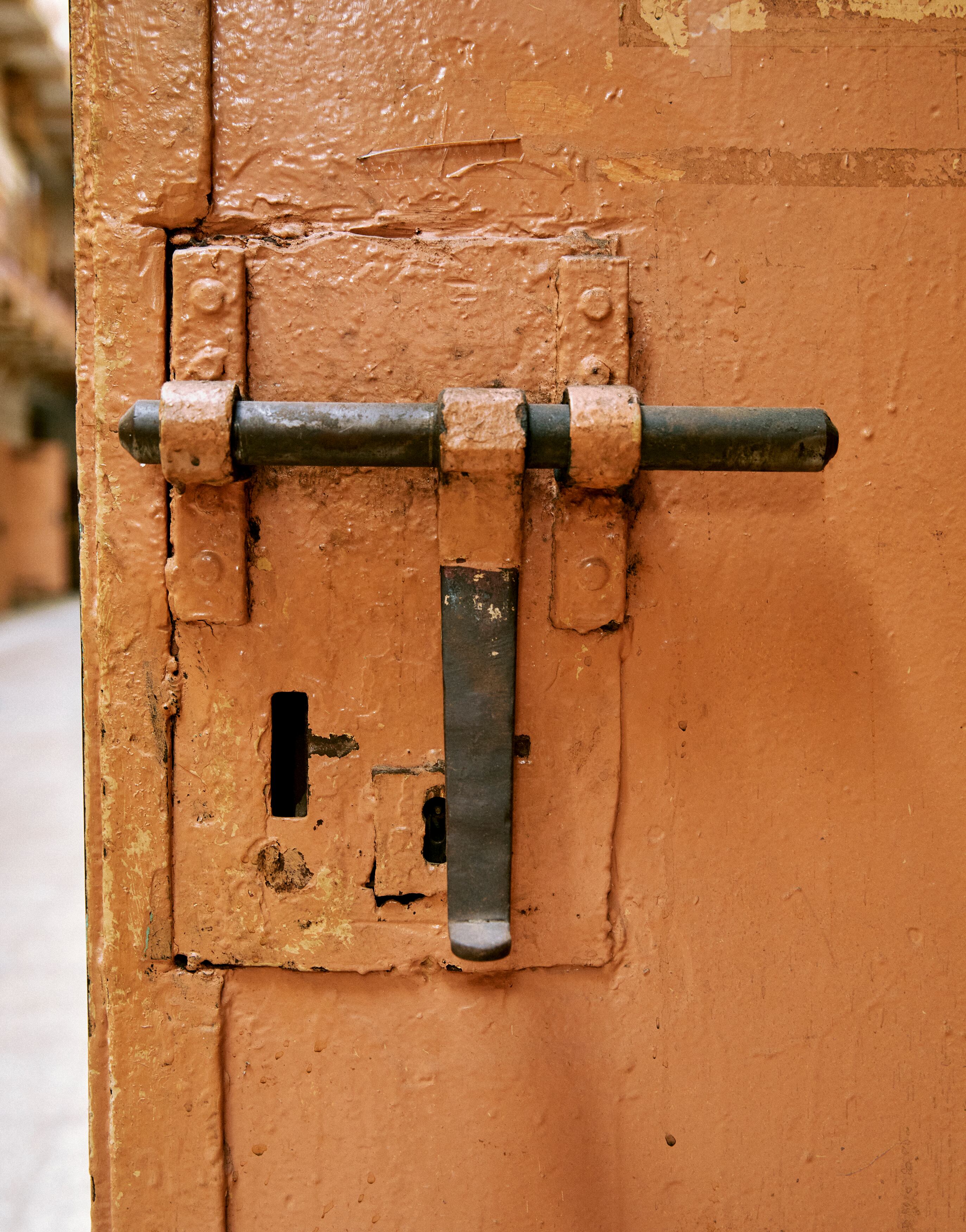 Un detalle arquitectónico de la Modelo.