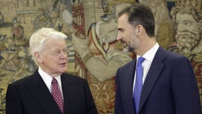 Felip VI rep dimarts en audiència el president d'Islàndia, Olafur Ragnar.