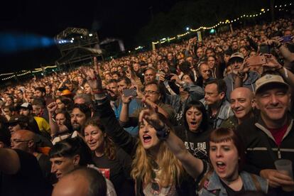 Asistentes a la pasada edición del Azkena Rock.