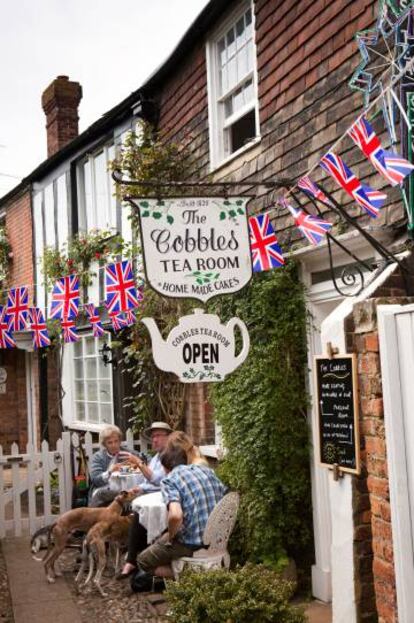 The Cobbles Tea Room, en el pueblo de Rye, East Sussex.