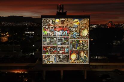 El mural que Diego Rivera dejó inconcluso: 'La Ciencia Química presente en las principales actividades productoras útiles a la sociedad humana'