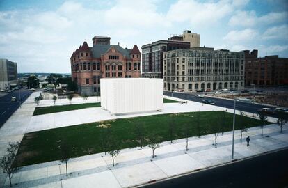 John F. Kennedy memorial in Dallas,