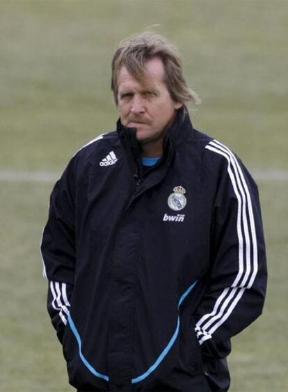 Bernd Schuster, durante un entrenamiento.