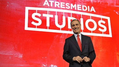 Silvio González, consejero delegado de Atresmedia, en la presentación de Atresmedia Studios. 