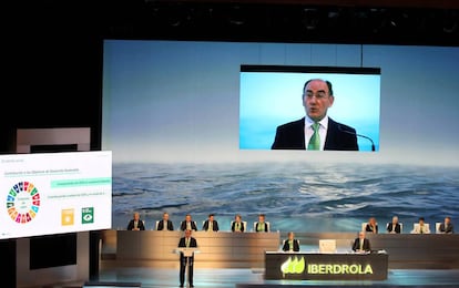 La Junta de Accionistas de Iberdrola este viernes.