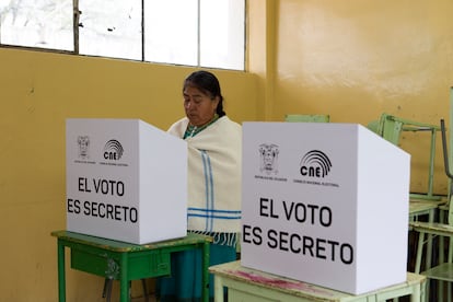 Un colegio electoral en Ecuador, el pasado mes de abril. 