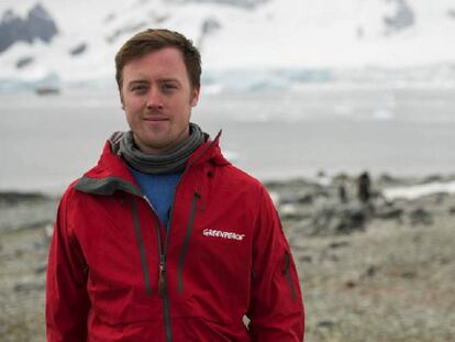 Will McCallum, activista britànic i director d'Oceans de Greenpeace UK.