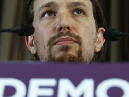 Pablo Iglesias, secretario general de Podemos