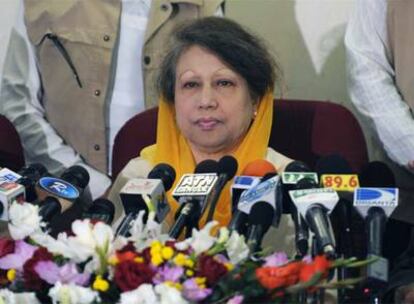 Khaleda Zia, candidata a la Jefatura de Gobierno en Bangladesh