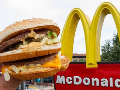 A Big Mac outside a McDonalds's in Virginia.