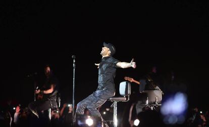 Enrique Iglesias actúa en un concierto en la Ciudad de Durango (México), el pasado 5 de agosto.