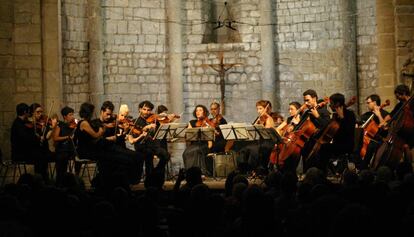 Uno de los conciertos de la Schubertiada de 2016.