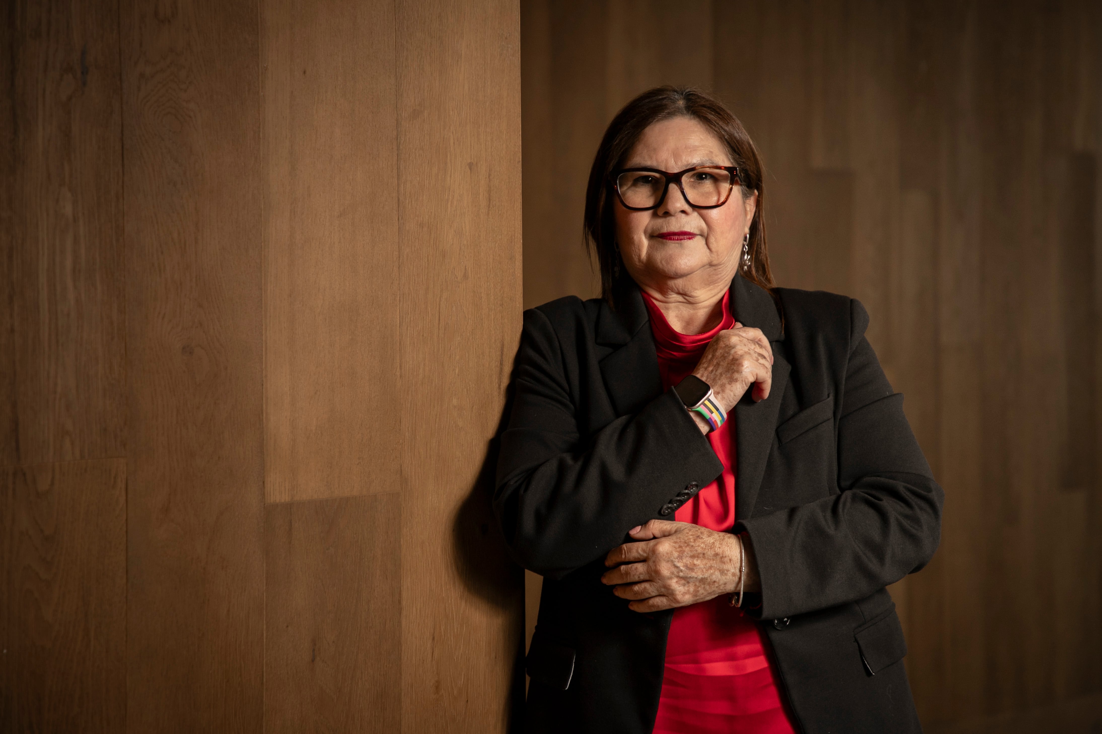 Imelda Castro, Coordinadora de la Defensa de la Transformación y la Soberanía Nacional en Sinaloa.