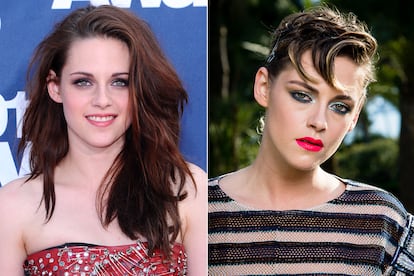 "Una mujer que se corta el pelo está a punto de cambiar de vida", decía Coco Chanel. El cambio de peinado de Kristen Stewart también transformó su carrera. La actriz se despidió así de Bella (Crepúsculo) para aceptar papeles en aplaudidos filmes como Siempre Alice o Café Society. Tras el cambio de look también decidió hablar de su bisexualidad convirtiéndose en una de las actrices más activistas. Firmas como Chanel no han dudado en ficharla en sus campañas.