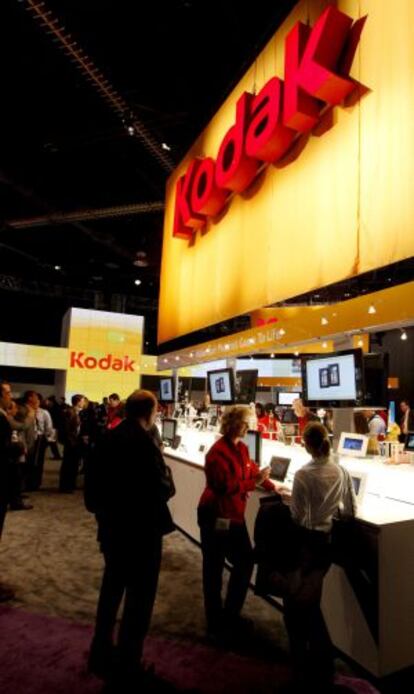 Expositor de Kodak en la Feria Electrónica del Consumidor de Las Vegas, Nevada (Estados Unidos) .