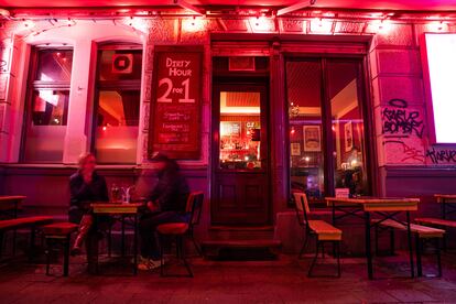 Imagen de un bar en Berlín el martes.