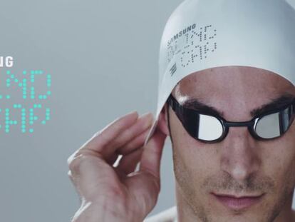 Samsung Blind Cap: un gorro de natación con Bluetooth y vibración