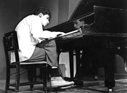 Glenn Gould, en una actuación en 1950.