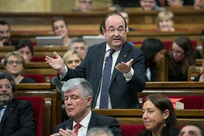 El primer secretario del PSC, Miquel Iceta.