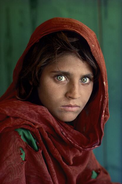 Sharbat Gula, retratada por Steve McCurry en 1984.