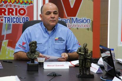 O novo presidente da PDVSA, Manuel Quevedo, em uma foto oficial.