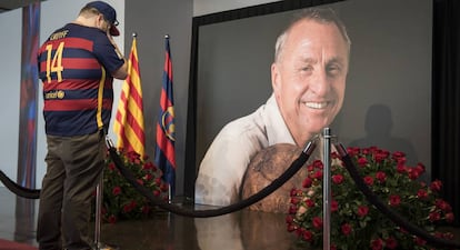 O memorial de Cruyff, em 26 de março de 2016.