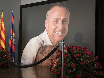 O memorial de Cruyff, em 26 de março de 2016.