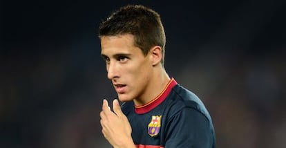 Tello, jugador del Barcelona.