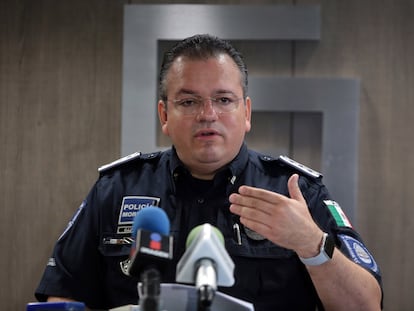 Alberto Capella, cuando fue comisionado de seguridad de Morelos, entre 2014 a 2018.