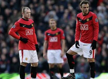 Los jugadores del Manchester United, incapaces de vencer al Leeds.