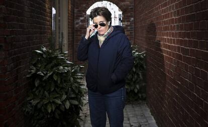 La periodista Kara Swisher, en su casa en Washington DC el pasado 20 de febrero.