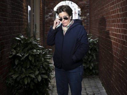 La periodista Kara Swisher, en su casa en Washington DC el pasado 20 de febrero.