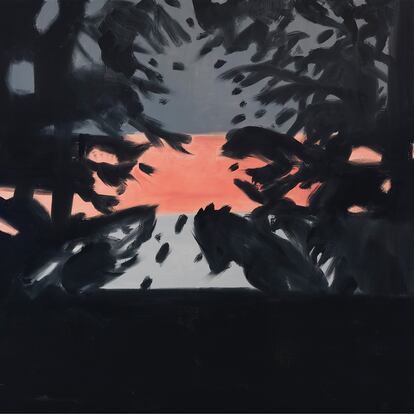 El paisaje ‘Sunset 2’, 2019, una de sus obras recientes.
