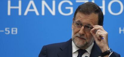 Rajoy, tras su investidura fallida, en la cumbre del G-20.