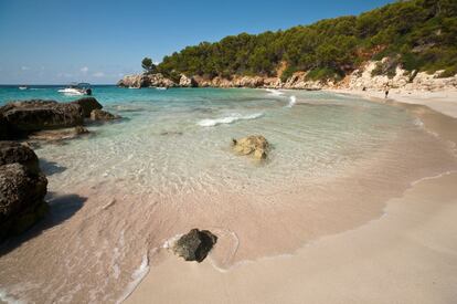 Cala Escorxada, en Menorca.