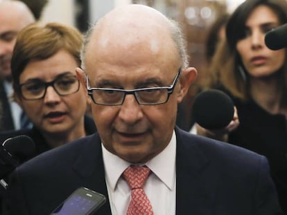 El ministro de Hacienda, Cristóbal Montoro.