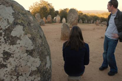 Crómlech de 95 piedras del complejo megalítico de Almendres