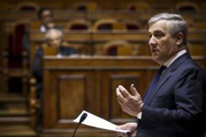 El vicepresidente de la Comisión Europea y comisario de Industria y Emprendimiento, Antonio Tajani. EFE/Archivo